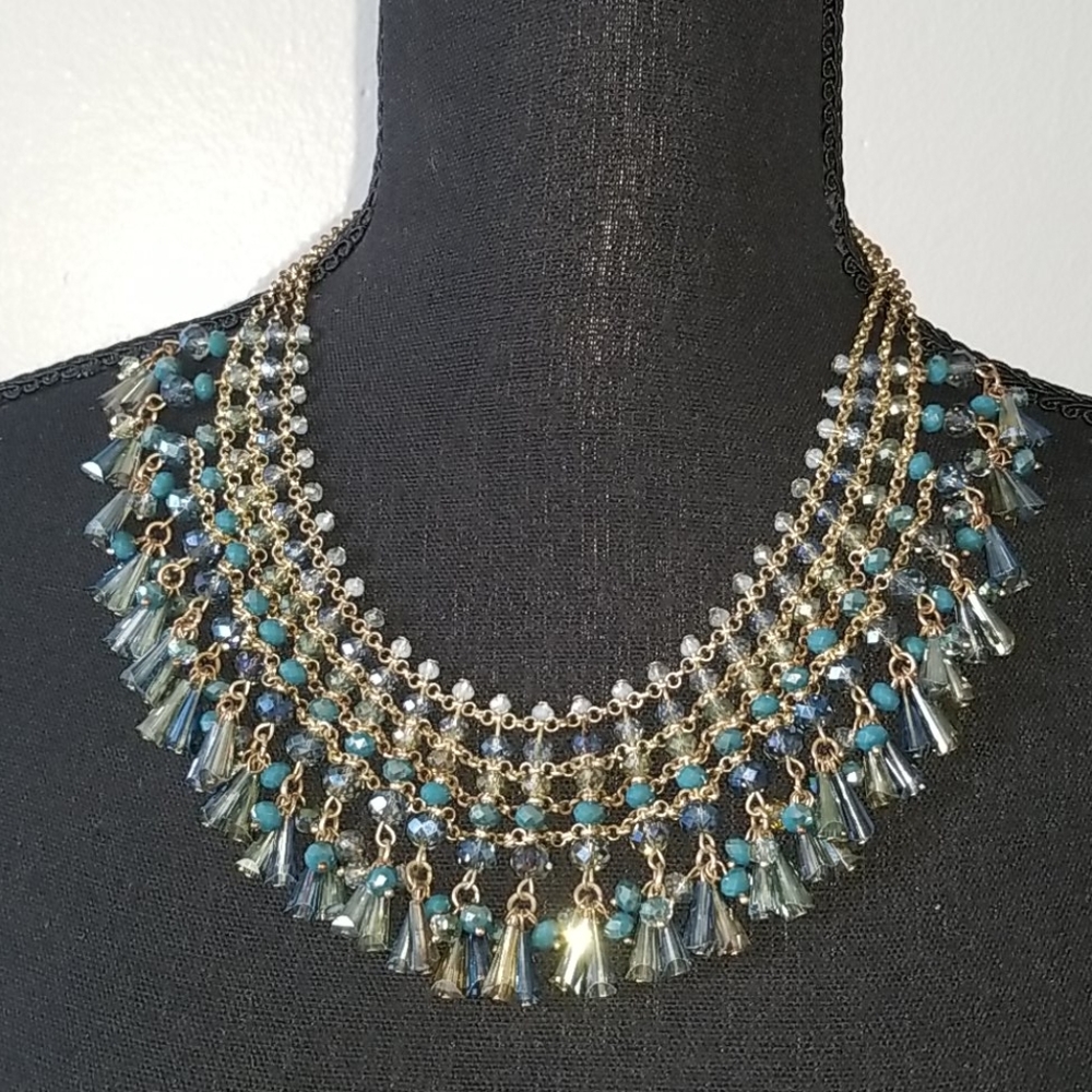 Beaded Statement Necklace - Picture 13 of 17